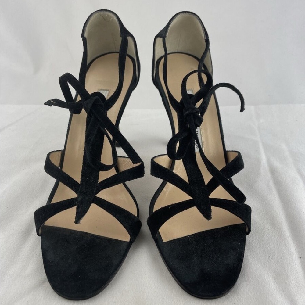 Elegant Black Strappy Heels